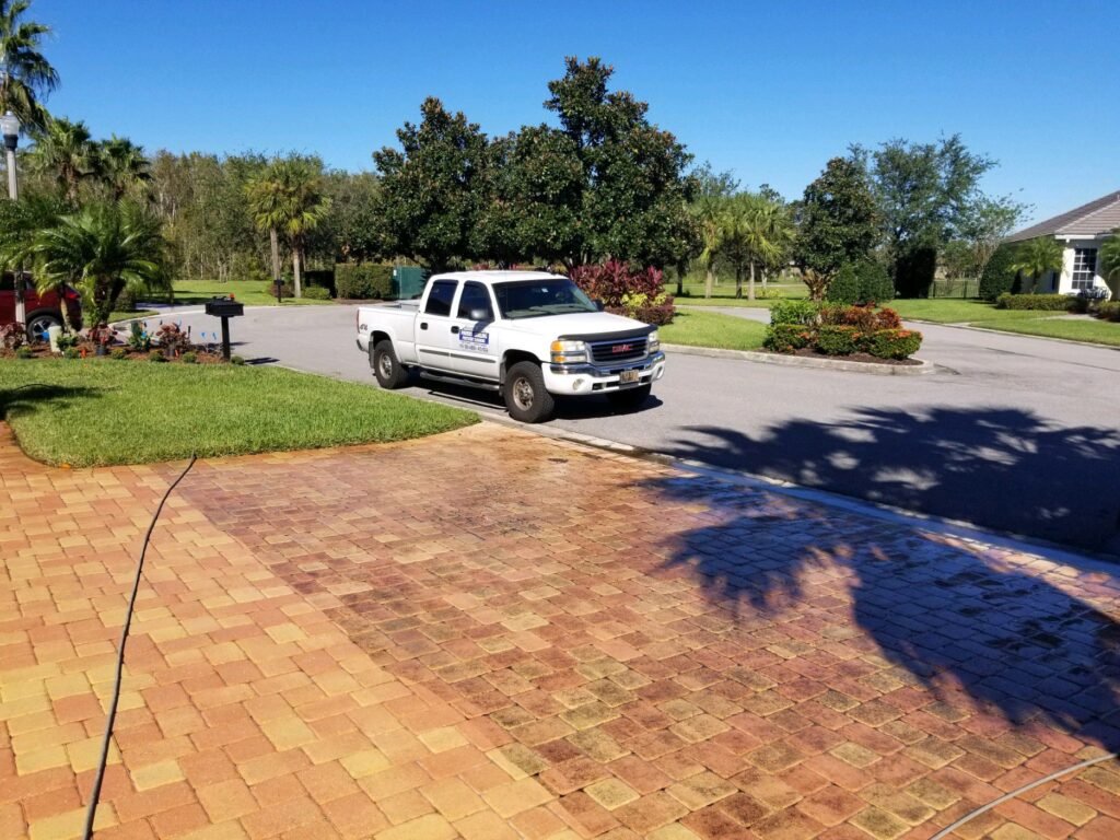 paver cleaning and sealing in Lakeland, FL